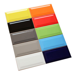 Bắc Âu tàu điện ngầm gạch nhà hàng nhà bếp tường 100x200 bánh mì gạch bevel gạch 75x150 vitrified gạch phòng khách - Product Image 1