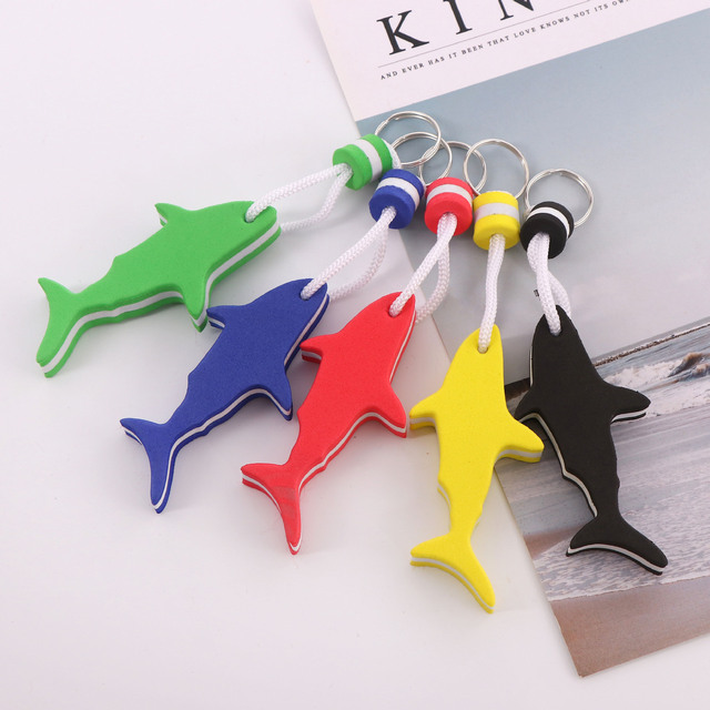 Hot Sale Shark Key Chain Eva Floating Keychain   Eva Foam Boat Fishing Foam Keychain