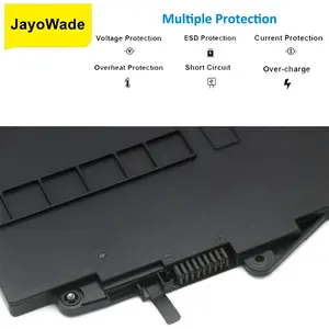 Nueva batería de ordenador portátil de 11,4 V 42.2WH SN03XL para HP EliteBook 820 725 G3 G4 Series 800514-001 800232-241 de A de batería de ordenador portátil para HP EliteBook SN03XL - Product Image 3