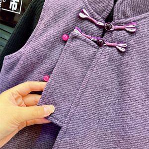 Ensemble 3 pièces pour filles d'hiver, style chinois, veste matelassée en laine et pantalon doublé en polaire, vêtements pour enfants, 90-150 cm - Product Image 2