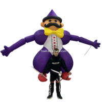 Costume de Clown Gonflable de 3,5 m avec LED, en Tissu Oxford, Marionnette de Défilé Facile à Installer pour Publicité