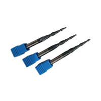Bit de routeur de nez de boule de cône d'acier d'alliage de tungstène AlTin enduit 2 cannelures 60HRC CNC bois personnalisable Support d'OEM/ODM
