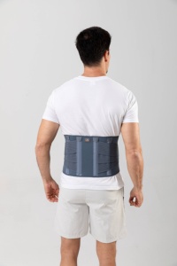 حزام دعم للظهر عالي الجودة قابل للتعديل من النيوبرين والفولاذ مع العلاج المغناطيسي لتخفيف آلام الظهر مع شعار مخصص - Product Image 3