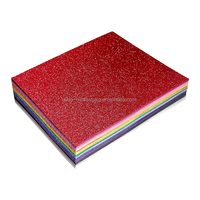 A4 Anti-Curl Recyclable Glitter EVA Card Paper & Paperboards for Gift & Craft