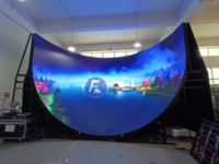 Pantalla LED Inmersiva 5D para Cine en Interiores, P1.25 P1.56, Pantalla LED para Cubierta de Domo de Planetario, Pantalla LED de 360 Grados para Teatro