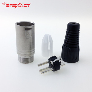 Conector XLR negro con material de contacto de latón - Product Image 3