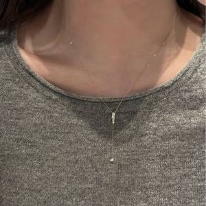 Collar con Colgante de Rodaja de Manzana de Plata Pura S925 Wenchi con Cadena de Oro de 14k Modelo 23668 Regalo de Año Nuevo que Simboliza la Paz y la Seguridad - Product Image 3