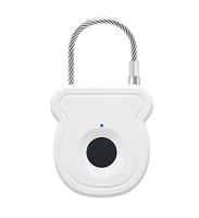 Cadenas intelligent à empreinte digitale avec déverrouillage par code Morse, alimentation d'urgence Type-C, alerte de batterie faible, compact et portable pour une utilisation multi-scénarios