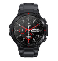 Yuniq Herzfrequenz-Schlaftracker Fitness-Tracker TFT Volltouchscreen Wasserdicht 3 ATM Silikon Smartwatch KI-Medizinische Diagnose
