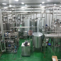 Pasteurisateur de yaourt 1000L, Cuve de refroidissement du lait, Cuve de fermentation, Homogénéisateur, Ligne de production de yaourt entièrement automatique