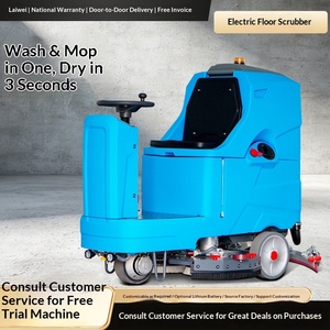 Scrubbing Machine Small Floor Factory Workshop <b>Suction</b> Mop Integrated Multifunctional Floor Industrial Floor - Product Image 1