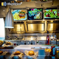 Remorque alimentaire personnalisée, camion de restauration commercial avec équipement de cuisine complet, service de traiteur mobile, remorque à crème glacée