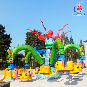 Presa di fabbrica nuovo stile <span class=keywords><strong>Super</strong></span> <span class=keywords><strong>Swing</strong></span> Ride grande polpo acciaio in fibra di vetro per trampolino al coperto parchi all'aperto - Product Image 2