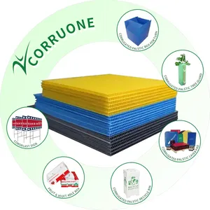 UV Resistant PP Corrugated Plastic Panels 4x8 4mm corrugated Corex Polypropylene PP Multiwall Sheets