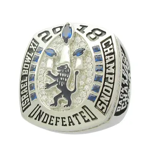 Personalisierte sport schmuck custom design fußball jugend meisterschaft ring