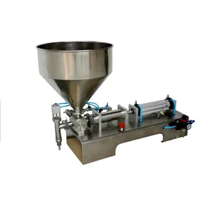 Cina prezzo di fabbrica Semi automatico gelato acqua liquido succo di miele salsa bibita pasta di pomodoro macchina di riempimento