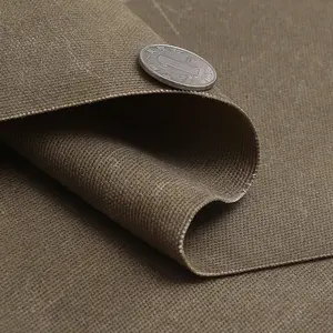 12oz nhập khẩu vải sáp vải phong cách cổ điển đồng bằng dệt dầu sáp sáp vải cho đồng phục lót túi lều