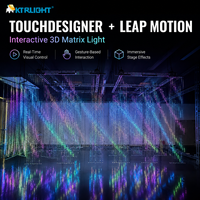 Barre de distribution d'écran LED KTRLIGHT, 1 entrée 10 sorties, concentrateur RGB adressable 12V pour projets de lumières matricielles suspendues sur scène