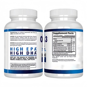 Lemon Flavor Natural Fish Oil Omega-3 Softgel Capsules <strong>EPA</strong> &amp; <strong>DHA</strong> Immune &amp; Skin Health Supplement for Adults - Product Image 2