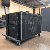 Subwoofer actif/passif Tigris Sound 2100-LFC de 21 pouces, 2400 W de puissance de crête/1200 W RMS, en contreplaqué de bouleau, design étanche pour fanfare