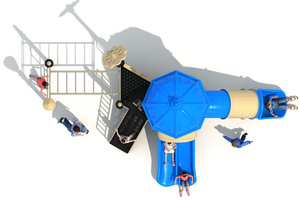 Offre Spéciale : Équipement de Jeu Extérieur Moderne pour Enfants – Ensemble Toboggan en Plastique pour Aire de Jeux Extérieure - Product Image 4