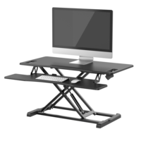 Convertisseur de bureau moderne à double couche avec plateau pour clavier, établi pliable, bureau avec dessus de table Lif