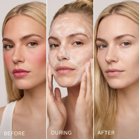 Mousse Nettoyante Visage OEM aux Acides Aminés, Aloe Vera et Acide Hyaluronique – Contrôle du Sébum, Hydratant, Démaquillant, Équilibrant le PH