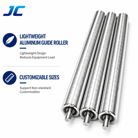 Rouleau de guidage en alliage d'aluminium JC OEM pour équipement de découpe, de rembobinage et de conversion d'étiquettes