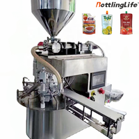 Gemakkelijk te bedienen automatische Doypack vul- en verpakkingsmachine voor fruitsap, zakjes Doypack vulmachine voor sap
