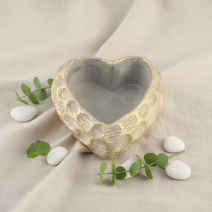 Maceta de Cemento con Diseño de <span class=keywords><strong>Corazón</strong></span> a <span class=keywords><strong>Precio</strong></span> de Fábrica, Decoración para Hogar y Jardín, Maceta para Plantas, Bonsáis, Suculentas y <span class=keywords><strong>Cactus</strong></span> - Product Image 2