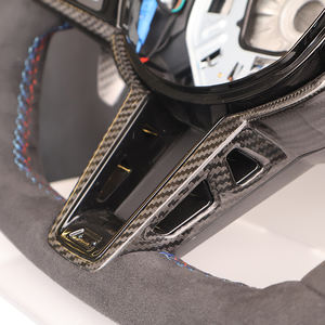 Volant de voiture en Alcantara de style CS cousu à la main en gros pour <span class=keywords><strong>BMW</strong></span> F30 <span class=keywords><strong>F90</strong></span> M4 F83 <span class=keywords><strong>335i</strong></span> X1 F48 F25 F82 - Product Image 3