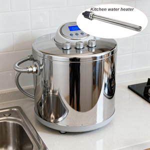 Chauffe-chaudière électrique à réservoir en acier inoxydable 5000W Élément chauffant à immersion 220V Chauffe-eau de <span class=keywords><strong>cuisine</strong></span> extérieur pour usage domestique - Product Image 6