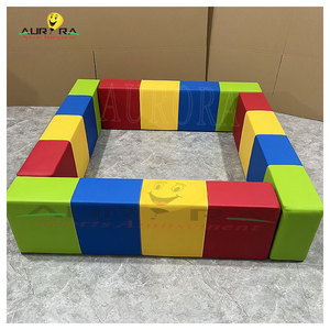 Khu vui chơi mềm bằng xốp vinyl phổ biến dành cho tiệc sinh nhật trẻ em, thiết bị vui chơi mềm nhiều màu sắc cầu vồng lễ hội - Product Image 5