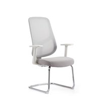 Chaise de bureau exécutive en maille JOHOOFURNITURE avec appui-tête réglable, accoudoirs ergonomiques, pivotante, pour usage scolaire, garantie 5 ans, fabriquée en usine