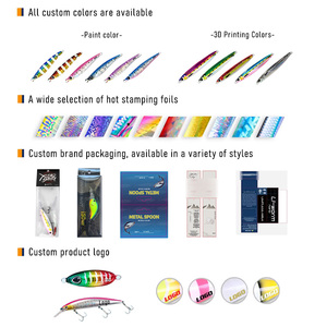 Raylor Wholesale Custom 3D Printed <span class=keywords><strong>Microjig</strong></span> Cheap Sinking Casting 7g-80g Various Sizes Metal Jig Fishing Lure Jigging Hook - Product Image 5