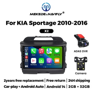 MEKEDE X1 X2 Car Dvd GPS Screen pour <span class=keywords><strong>KIA</strong></span> <span class=keywords><strong>Sportage</strong></span> 2010 2011 <span class=keywords><strong>2012</strong></span> 2016 Navigation Stereo Car Player Support DVR Usb 4LED camera - Product Image 2