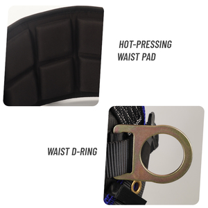 <span class=keywords><strong>Harness</strong></span> Pengaman Tubuh Penuh yang Dapat Disesuaikan, Bahan Poliester, Sabuk Pelindung Jatuh 5 Titik, Bersertifikasi CE, Kekuatan Putus 1500kg, 3 Cincin-D untuk - Product Image 2