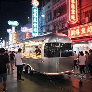 Remolque de aluminio para asado uruguayo con <span class=keywords><strong>parrilla</strong></span> de fuego abierto y barra para chimichurri, para filetes de T-bone, chorizo, morcilla y dulces. - Product Image 3