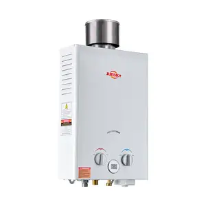 Customized Junsky Hot Sale Good Price 6Lts Hot Sale Good Price Al Gas Water Heater Delicate Appearance Water Gas Geyser Heater