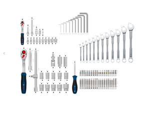Kit d'outils de fixation complet de 134 pièces, ensemble de clés à douilles à <span class=keywords><strong>cliquet</strong></span> pour la réparation mécanique automobile et domestique - Product Image 3