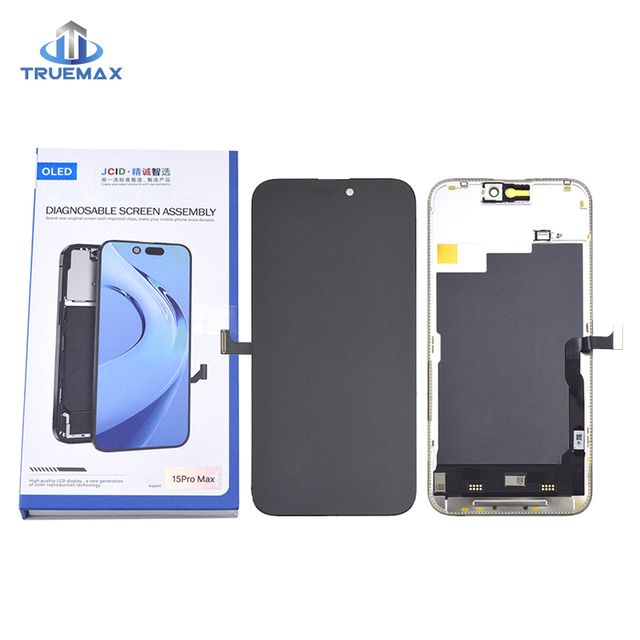 JCID Diagnosable Screen for iPhone 15 Pro Max Diagnostic Soft OLED LCD Display