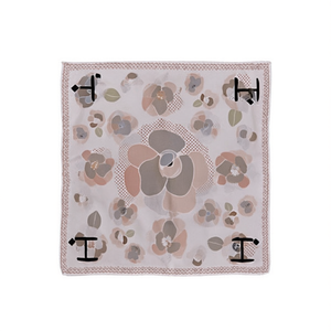 Fazzoletto Quadrato Floreale Mini 70x70cm 38g Accessorio Moda Donna - Product Image 2