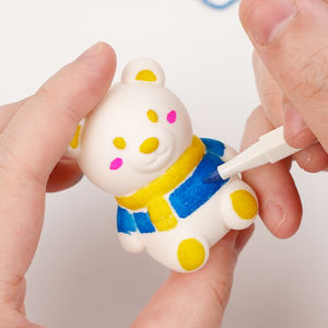 مجموعة ألعاب رسم خاصة بالحمام قابلة للتخصيص بالكامل سهلة التنظيف 4 ألوان للجنسين ألعاب فنية قابلة للغسل للأطفال - Product Image 2