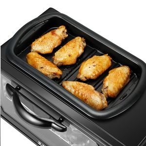 Elektrikli fırın 3 In 1 kahvaltı makinesi çok işlevli damla kahve makinesi ev ekmek Pizza kızartma tavası ekmek kızartma makinesi Sonifer - Product Image 5