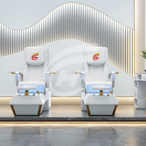 เก้าอี้นวดเท้าชุบทองหรูหราพร้อม4ฟุตนวดกลุ่มเหมาะสำหรับร้านเสริมสวยและร้านเสริมสวย - Product Image 2