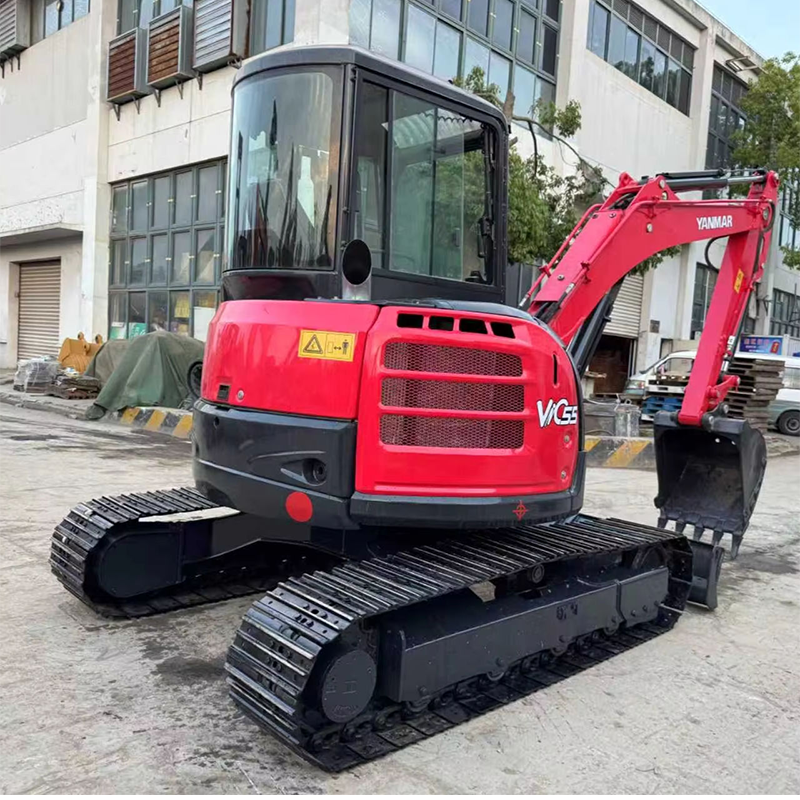 Гусеничный экскаватор Yanmar 55 Подержанный мини-экскаватор Yanmar55 дешевая цена Землеройная техника б/у экскаватор на складе