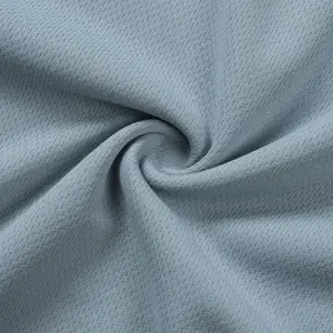Poly-cotton milt fabric 180g 62 polyester 38 cotton sportswear knitted fast dry breathable running fabric