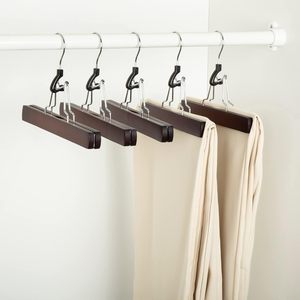 Cintre d'extension de cheveux en <span class=keywords><strong>bois</strong></span> laqué pour perruque <span class=keywords><strong>Design</strong></span> peu encombrant pour magasin de vêtements, garde-robe ou salon - Product Image 6