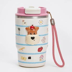 Grande capacité voiture Thermos <span class=keywords><strong>tasse</strong></span> battant Huatian Ton <span class=keywords><strong>tasse</strong></span> en acier inoxydable <span class=keywords><strong>tasse</strong></span> à eau avec paille Polyfoam artisanat produit - Product Image 6