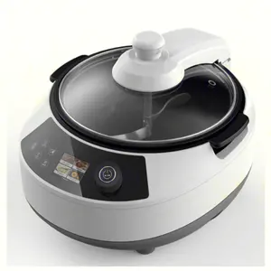 Frit robot ménager, ml, en forme de tambour, appareil de cuisine multifonctionnel, remuer automatique, pour le riz frit